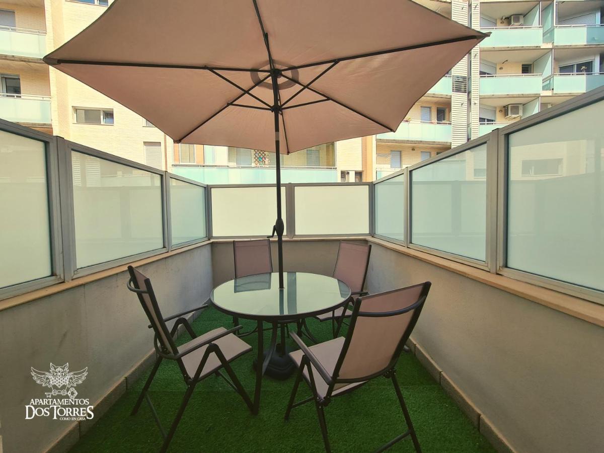 Apartamentos Dos Torres La Comarca - Jardín y parking privado gratis Zaragoza Exterior foto