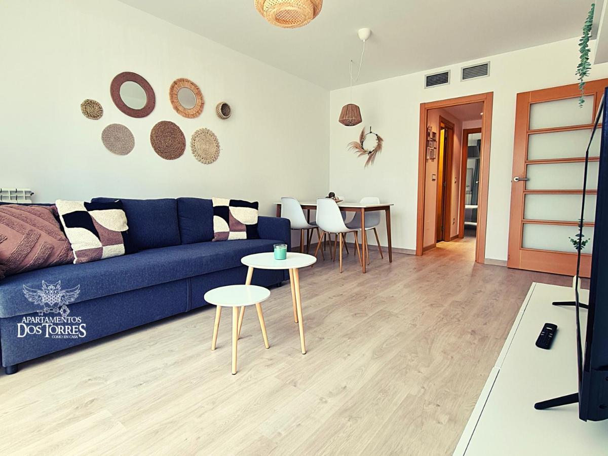 Apartamentos Dos Torres La Comarca - Jardín y parking privado gratis Zaragoza Exterior foto